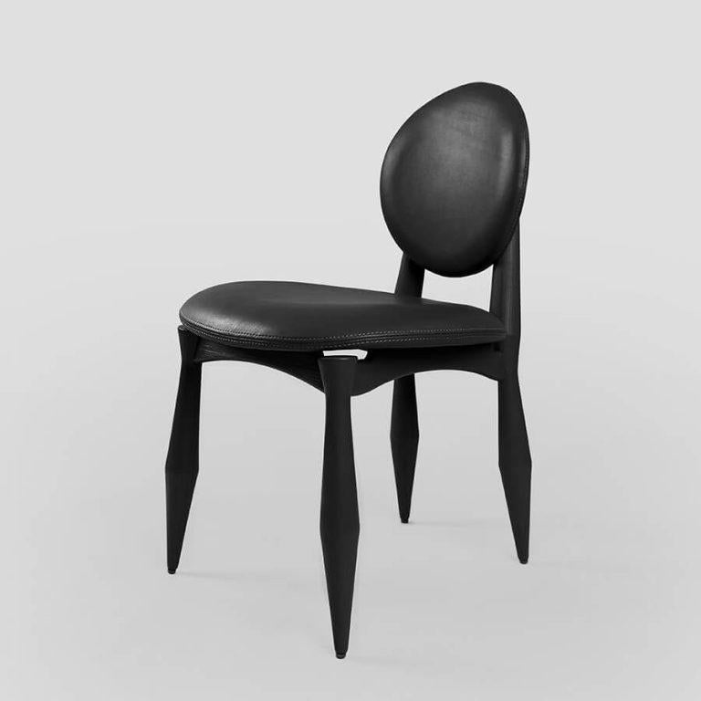 Silla Chotis - Silla de comedor con detalles inspirados en los vaqueros Siglo XXI y contemporáneo en venta