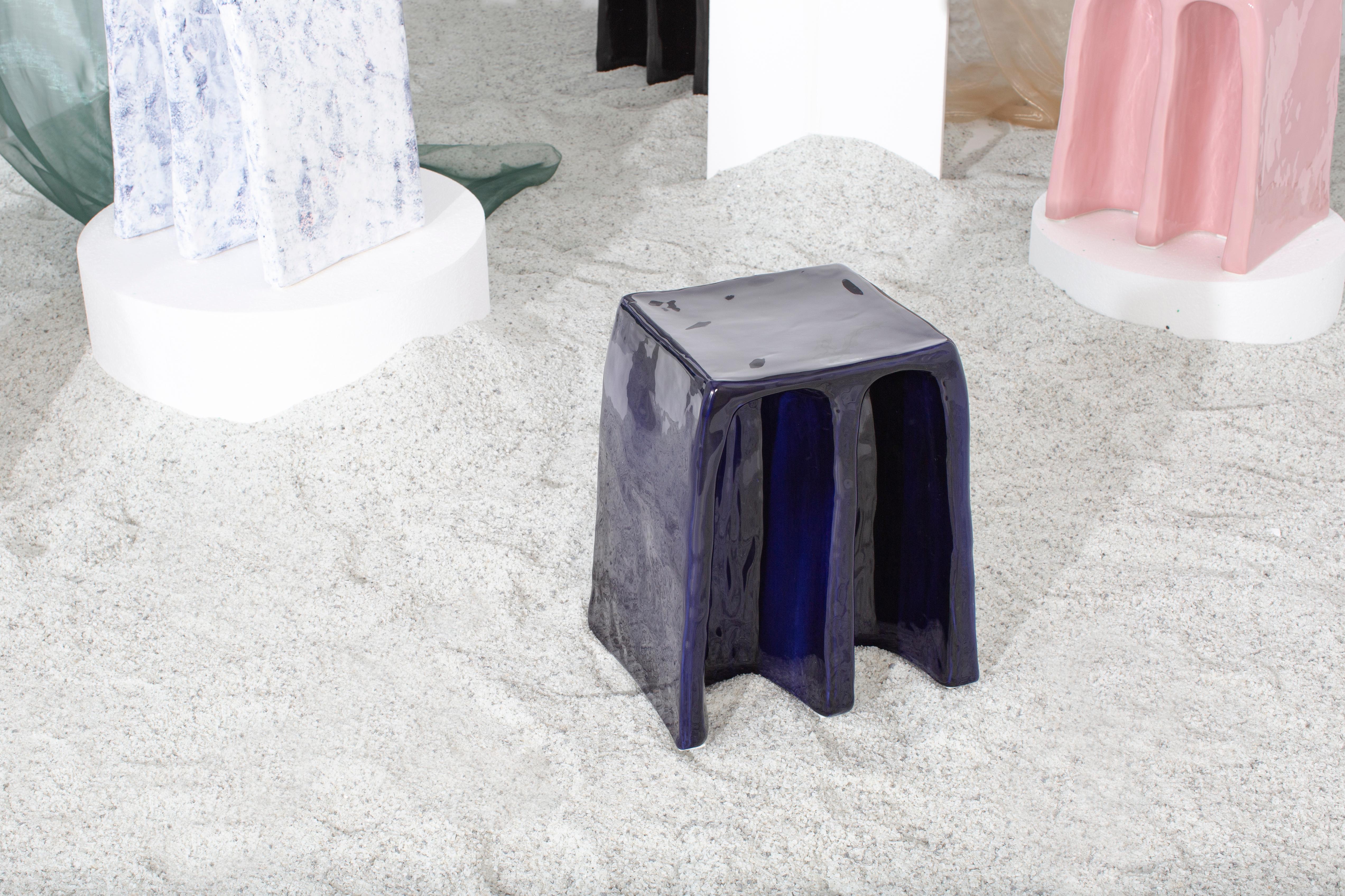 Chouchou Cobalt Stool by Pulpo For Sale 4