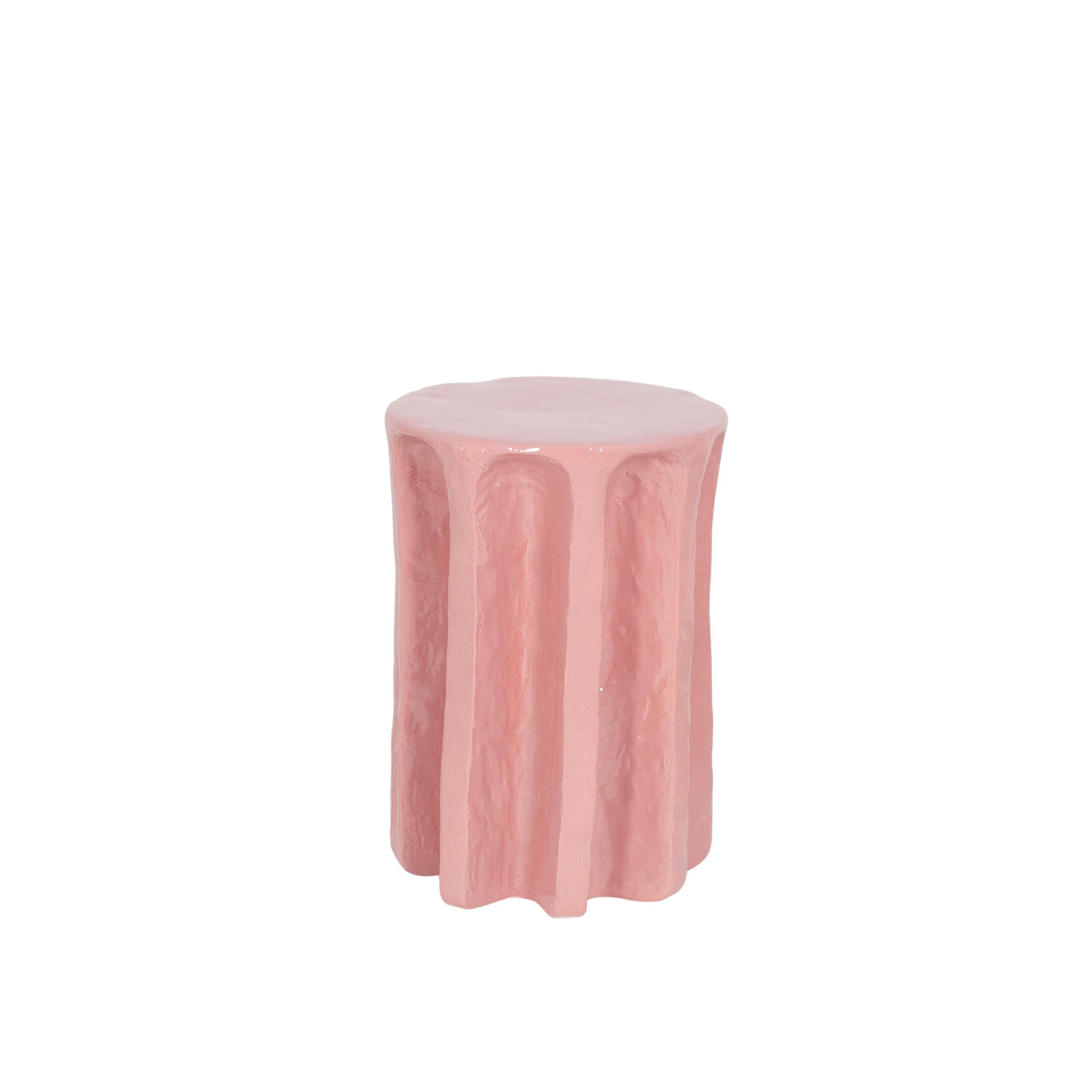 Chouchou high rose side table by Pulpo
Dimensions: D 39 x H 57 cm
Materials: ceramic

Also available in different colours.

Chouchou bears the contours of an antique column – which, knowing designer Lorenzo Zanovello’s, is most likely a
