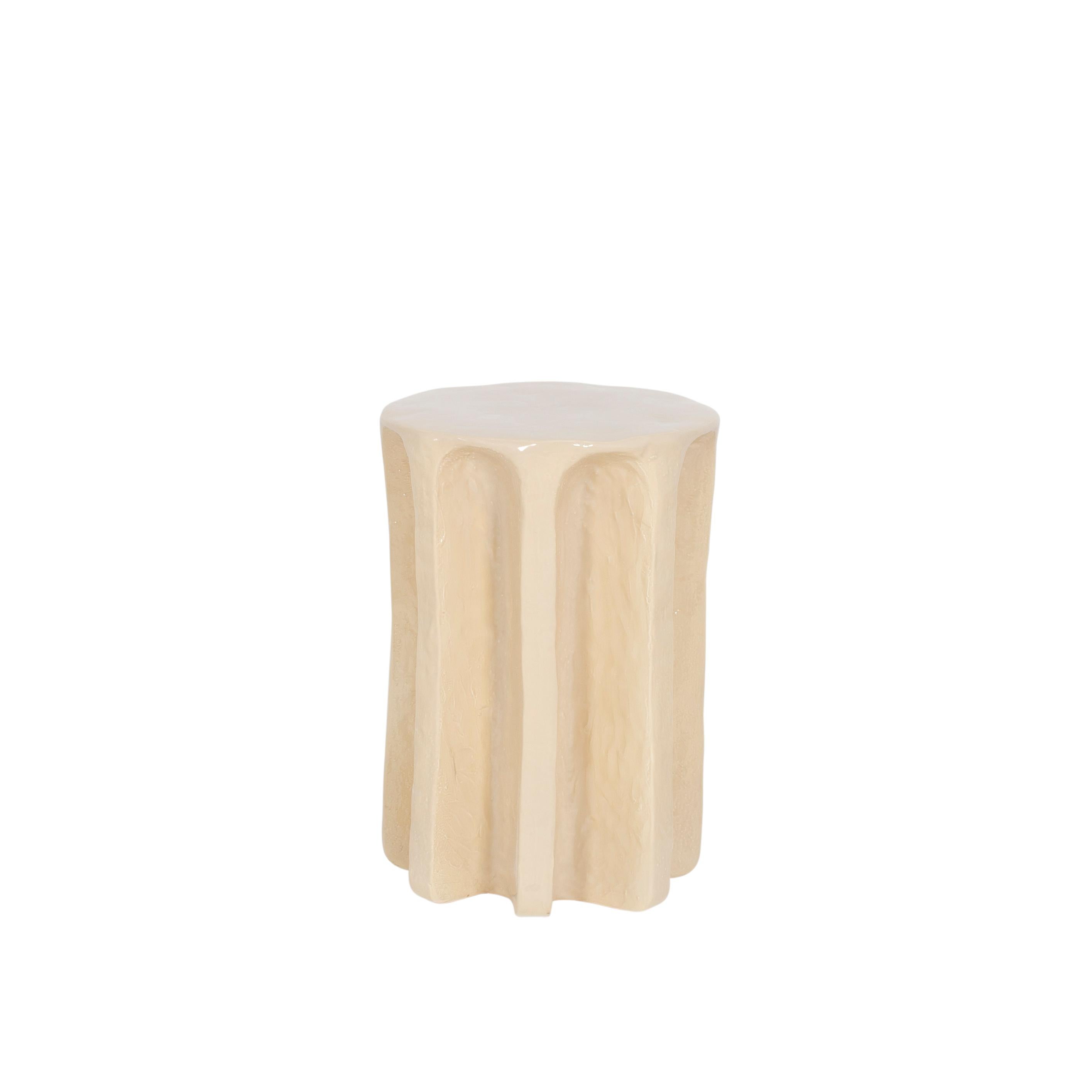 Chouchou high sand side table by Pulpo
Dimensions: D 39 x H 57 cm
Materials: Ceramic.

Also available in different colours.

Chouchou bears the contours of an antique column – which, knowing designer Lorenzo Zanovello’s, is most likely a