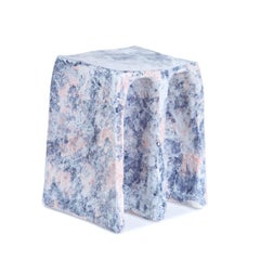 Chouchou Marble White Stool by Pulpo