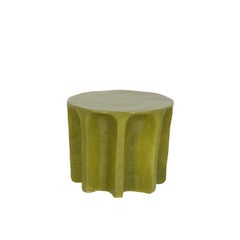 Table basse ronde verte Chouchou par Pulpo