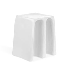 Chouchou White Stool by Pulpo