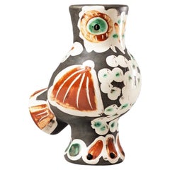 Chouette (A.R.543), Picasso Madoura Ceramic Clay Vase