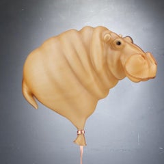 Beige Hippo Balloon