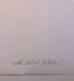 Small Clocks, Timepieces, Mixed Media Acrylic Abstract Bright Vibrant Painting