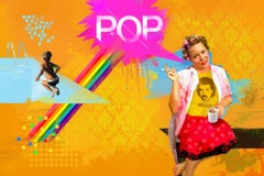POP - Colourful Graphic/POP Art: Collage/Acrylic as a Ltd Edition Digital Print
