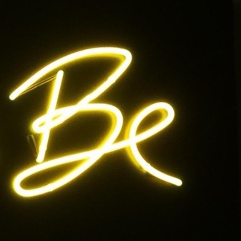 let it be neon sign
