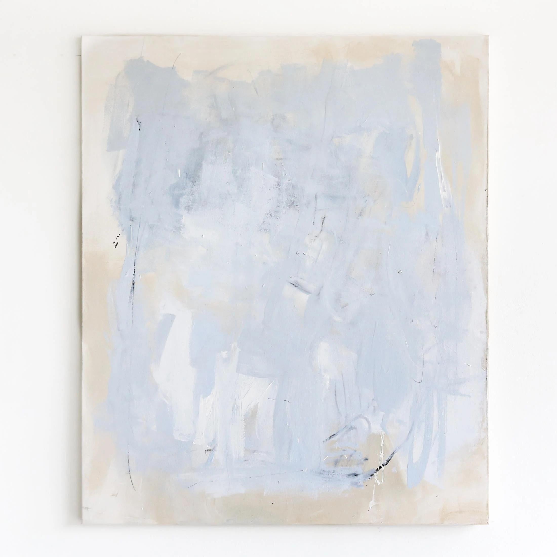 1408 Arena y Flores Azules - Painting de Chris Brandell