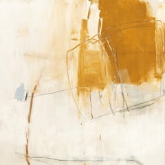 Rust and Wire #1 by Chris Brandell, Large Contemporary Minimalist Painting
