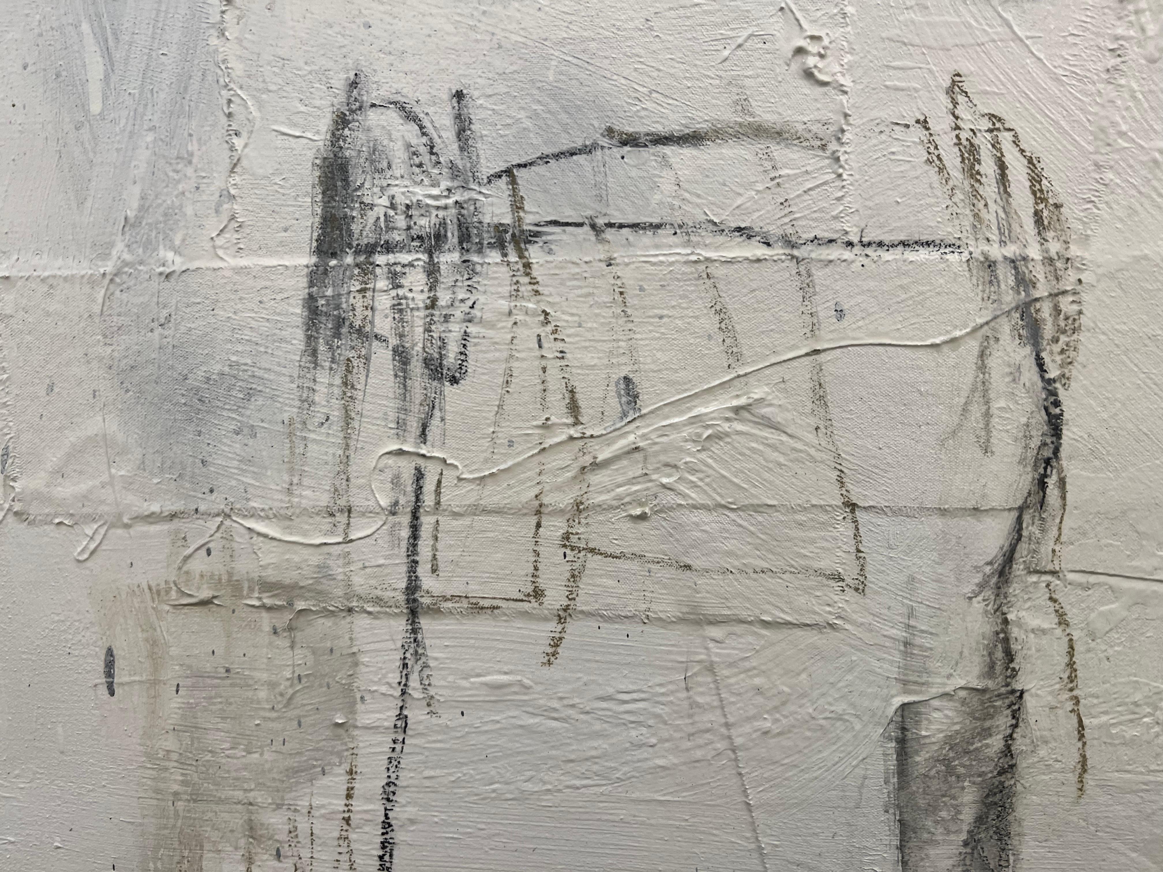 Wire and Concrete #5 by Chris Brandell, Large Contemporary Painting 1