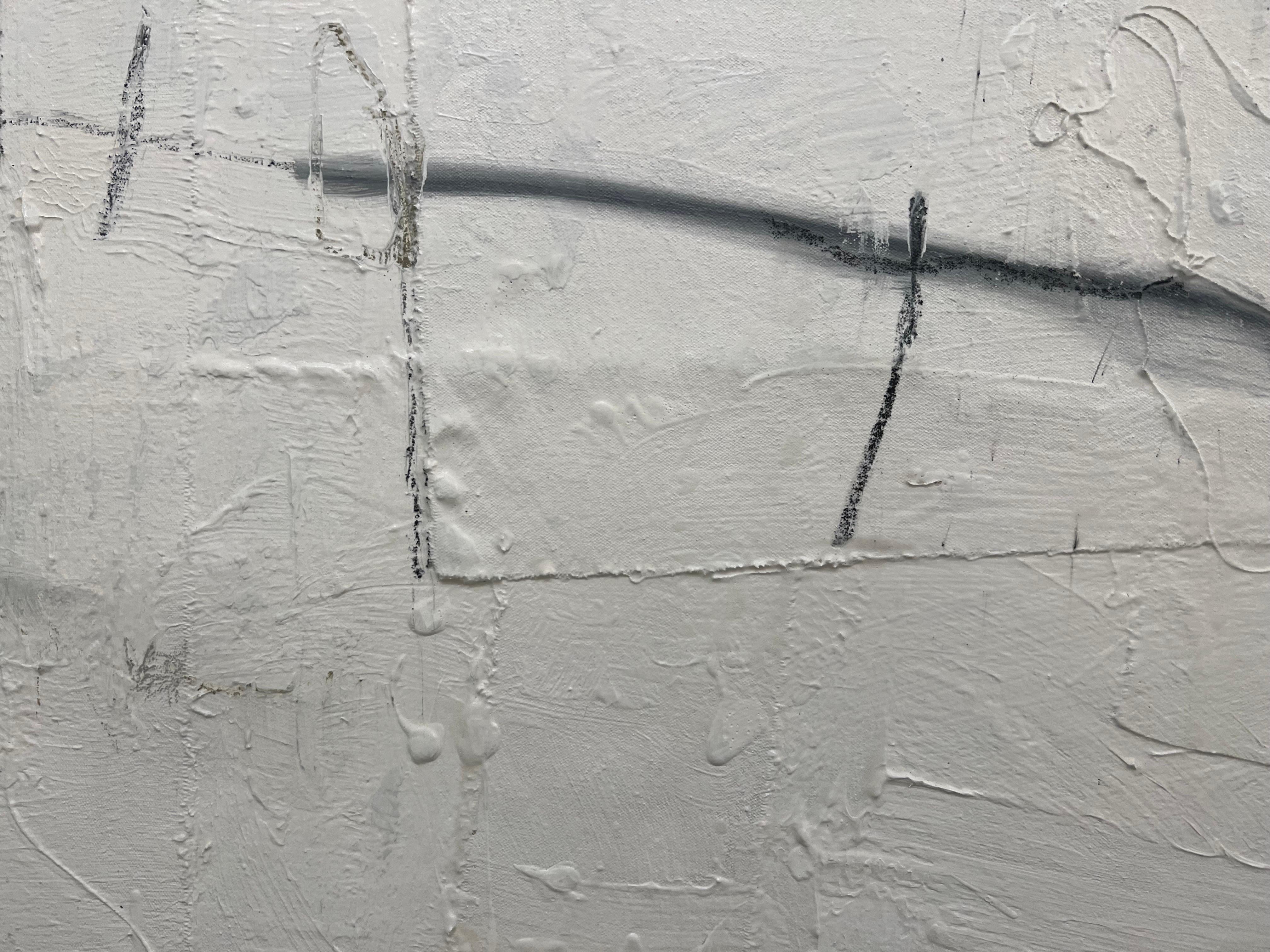 Wire and Concrete #5 by Chris Brandell, Large Contemporary Painting 2