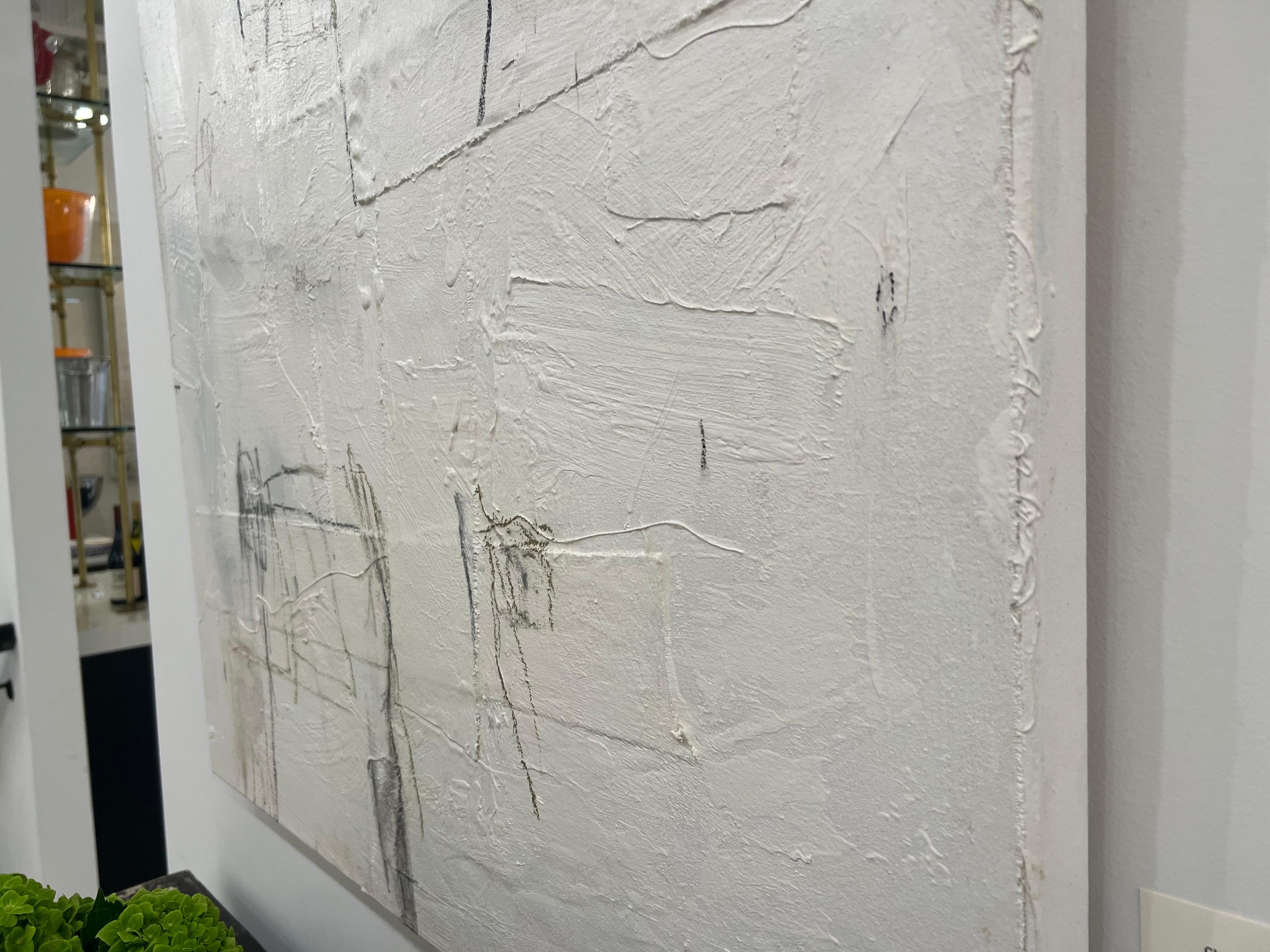Wire and Concrete #5 by Chris Brandell, Large Contemporary Painting 6
