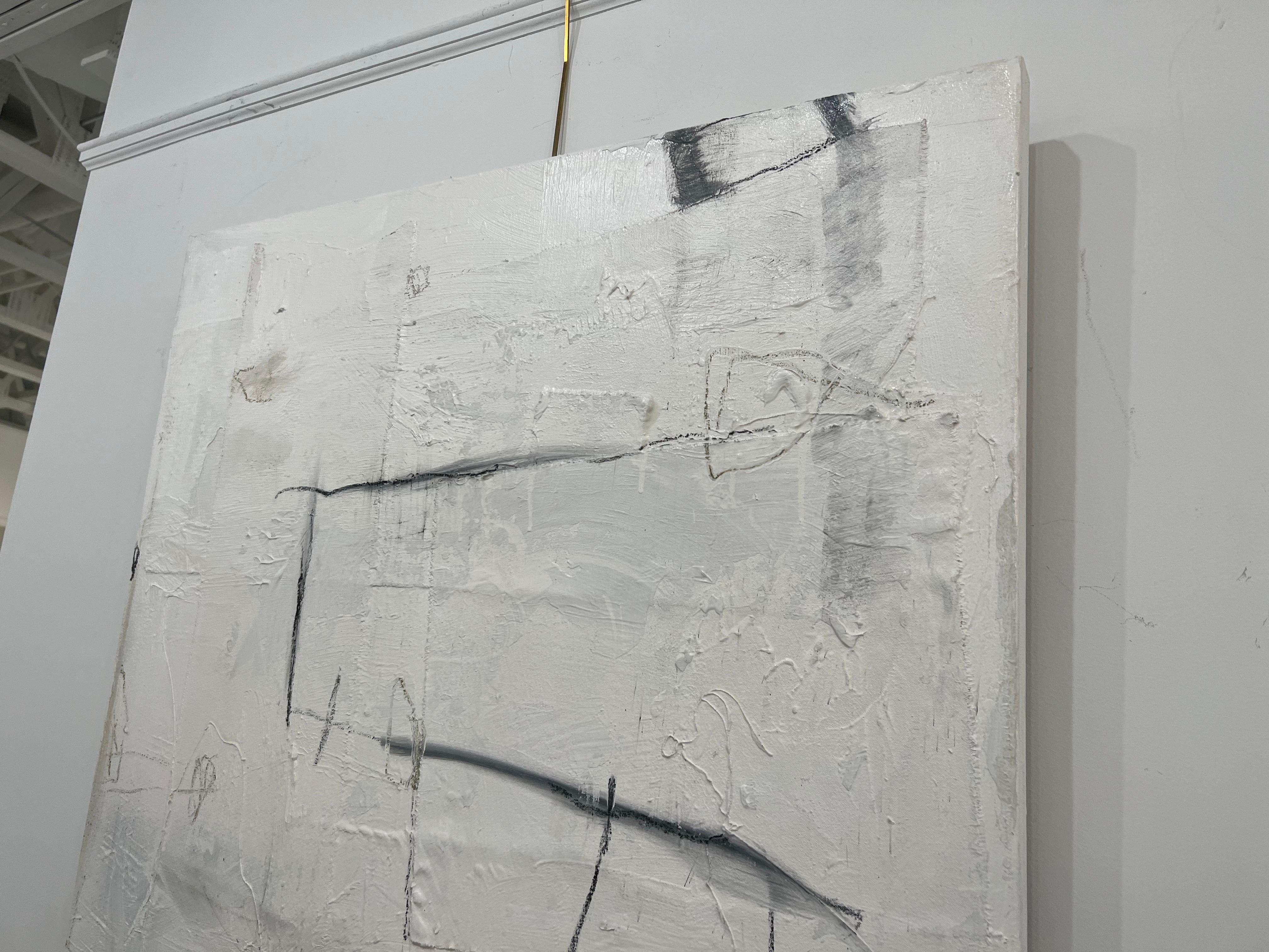Wire and Concrete #5 by Chris Brandell, Large Contemporary Painting 7