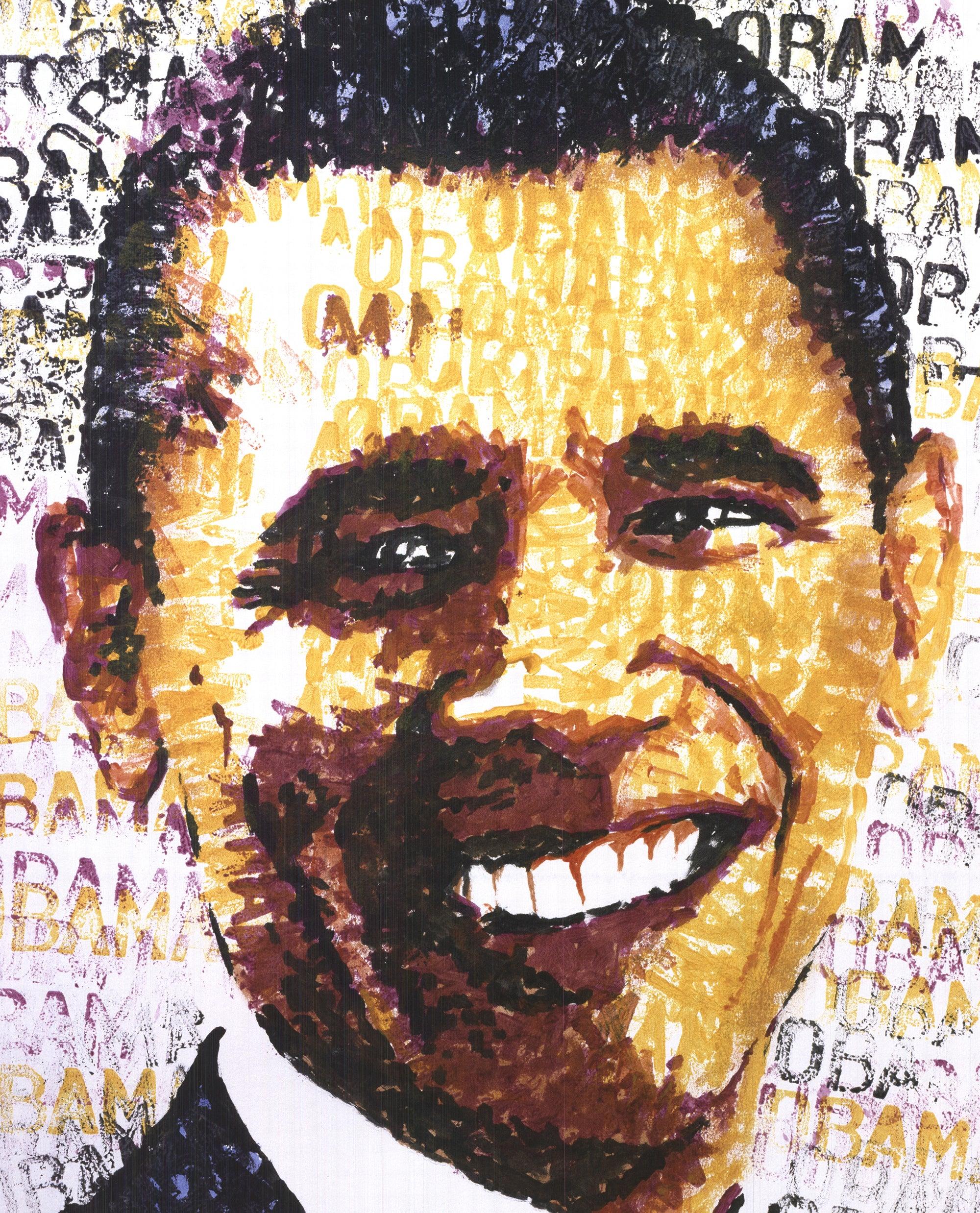 „Obama“ 2008 – Handsigniert (Zeitgenössisch), Print, von Chris Britz