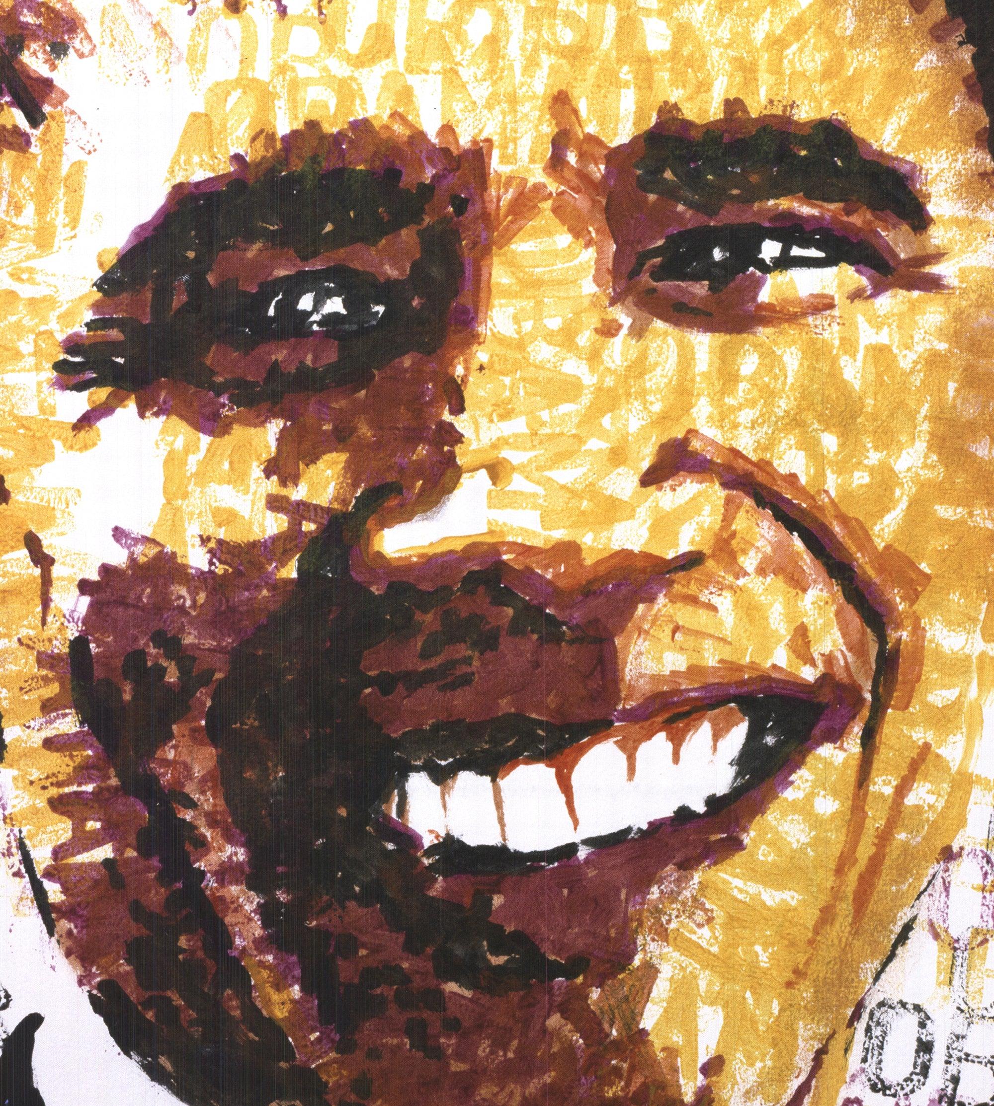 Dieser limitierte Druck von Obama von Chris Britz ist vom Künstler signiert und nummeriert und wird in einer Auflage von 175 Stück hergestellt. Das auf hochwertigem 300-Gramm-Papier gedruckte Kunstwerk zeigt die unverwechselbare Technik von Britz.