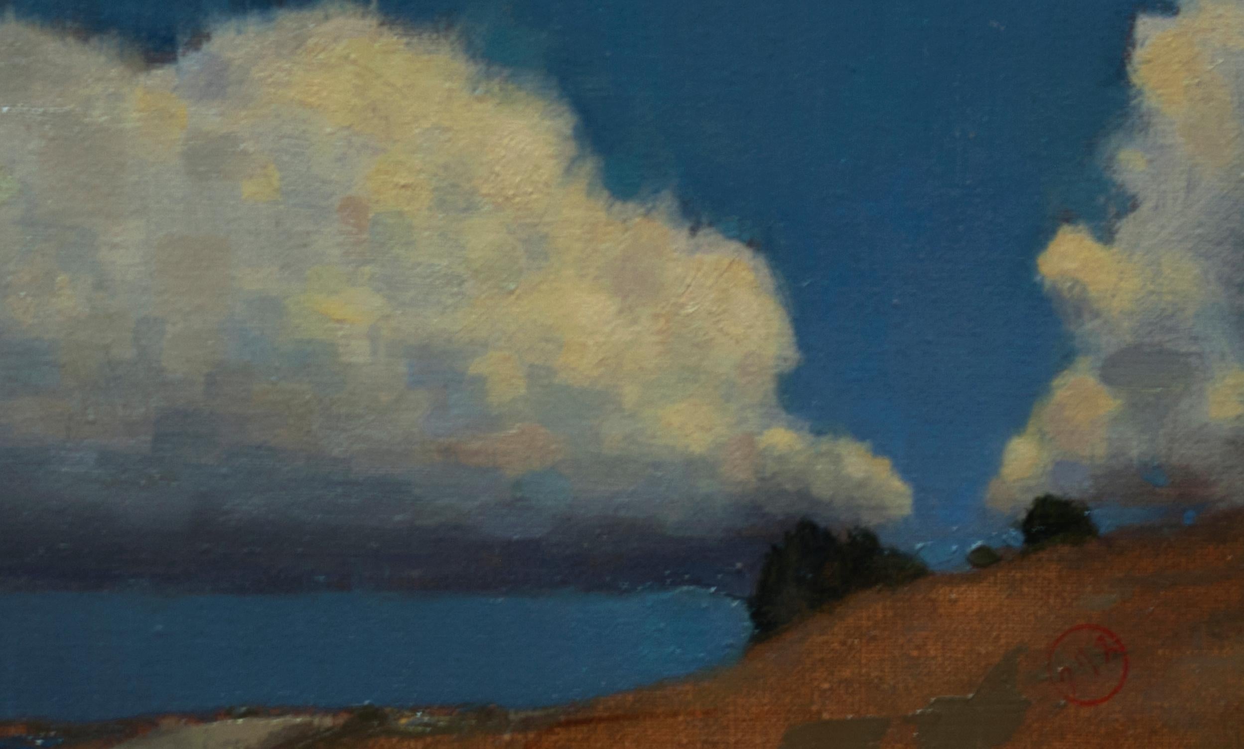„Approaching Storm“ von Chris Brizzard, Öl auf Leinwand, Gemälde  im Angebot 4