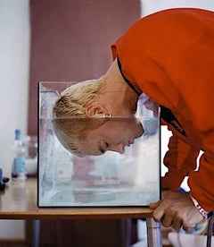 Eminem 1999 (unframed) Chris Buck Photo Figurative Contemporary Red Portrait