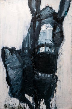 'MULE. HARD WORK NEVER HURT', 2009-2010 Oil on canvas 200 x 130 cm