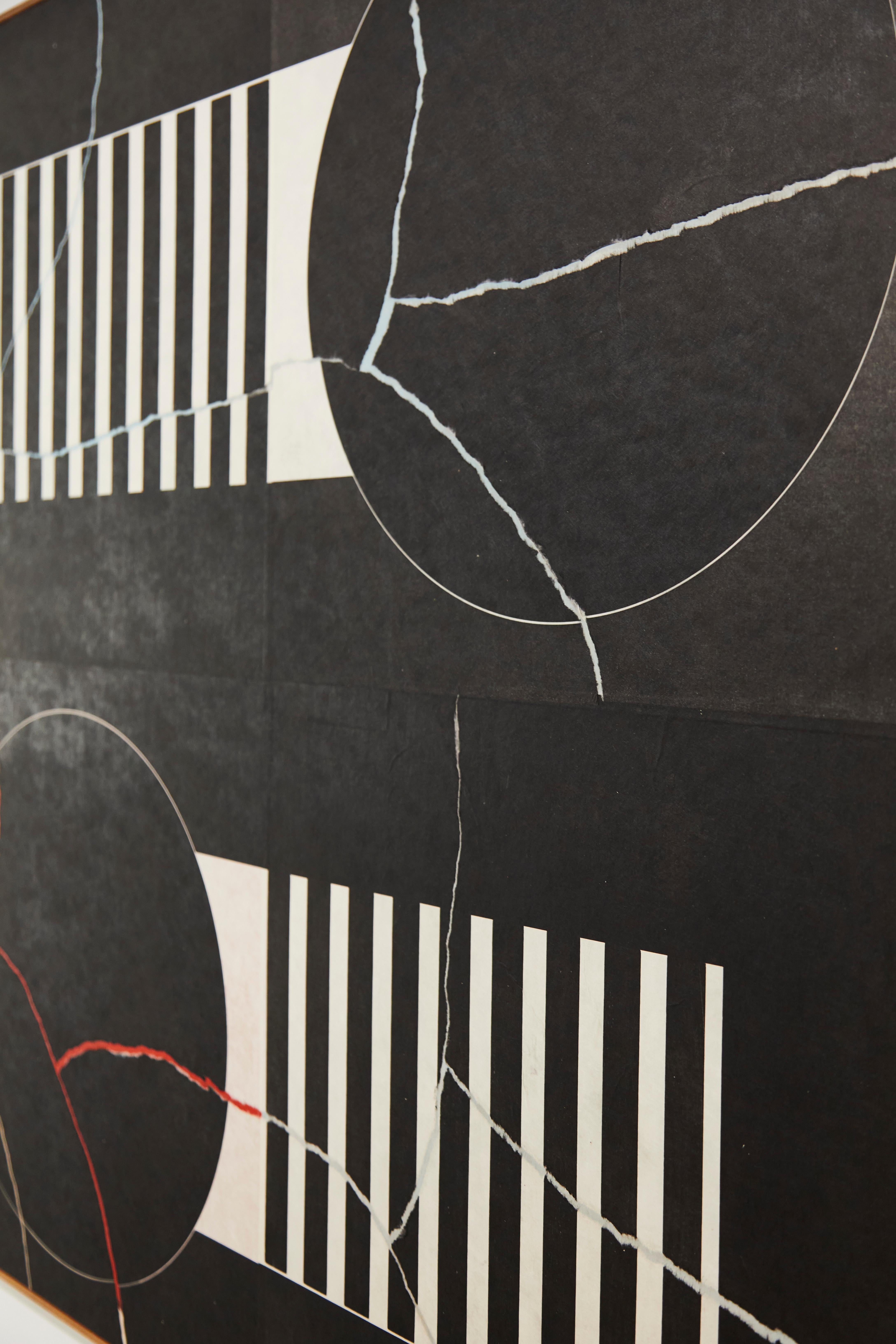 AB043 - Noir Abstract Print par Chris Chandler