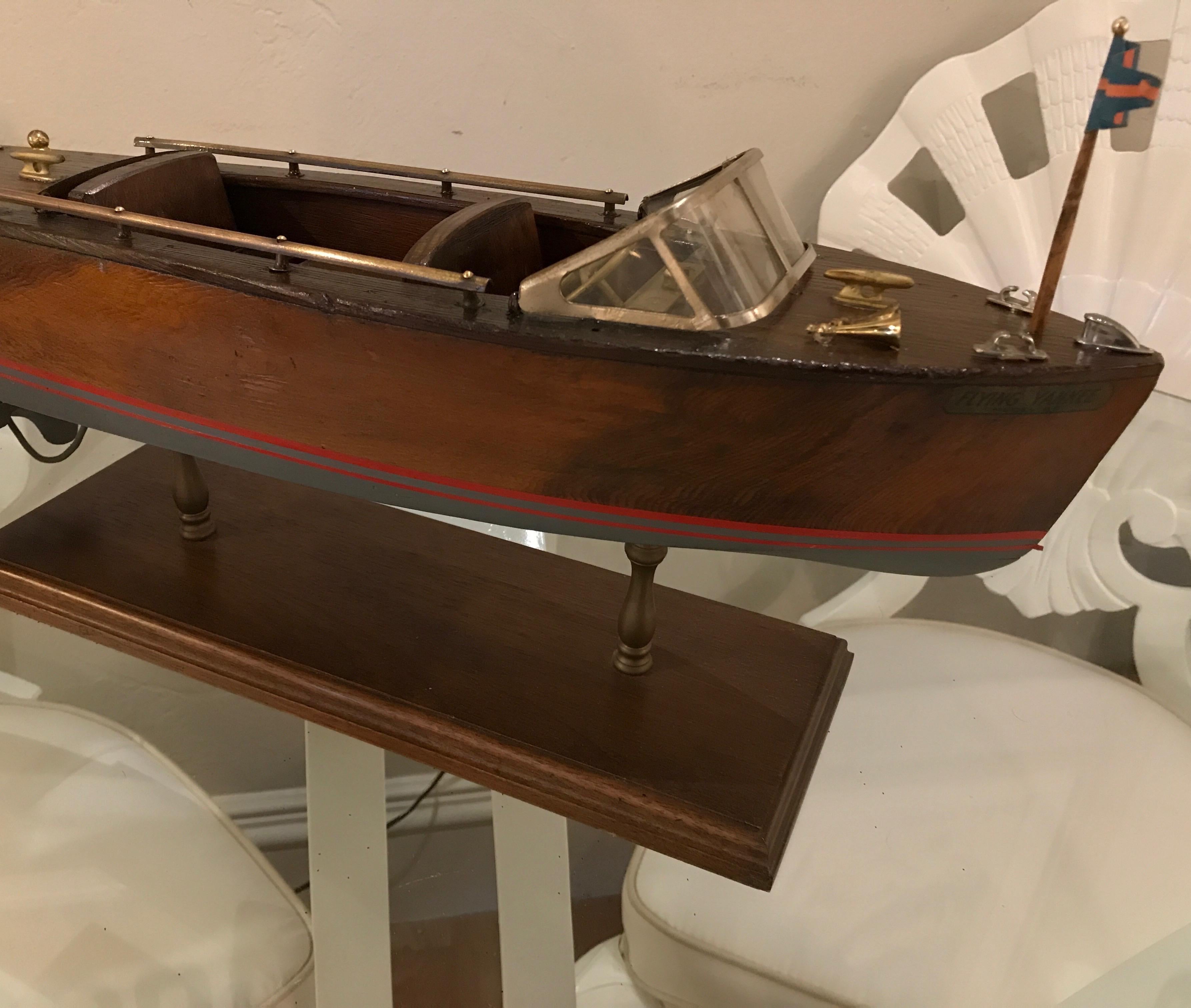 Wood Chris Craft Miniature Model Boat