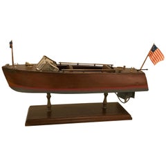 Vintage Chris Craft Miniature Model Boat