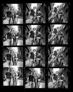 Nirvana Contact Sheet Print by Chris Cuffaro