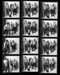 Red Hot Chili Peppers Kontaktblatt – Kontaktblatt, großformatiger Künstler- Probedruck