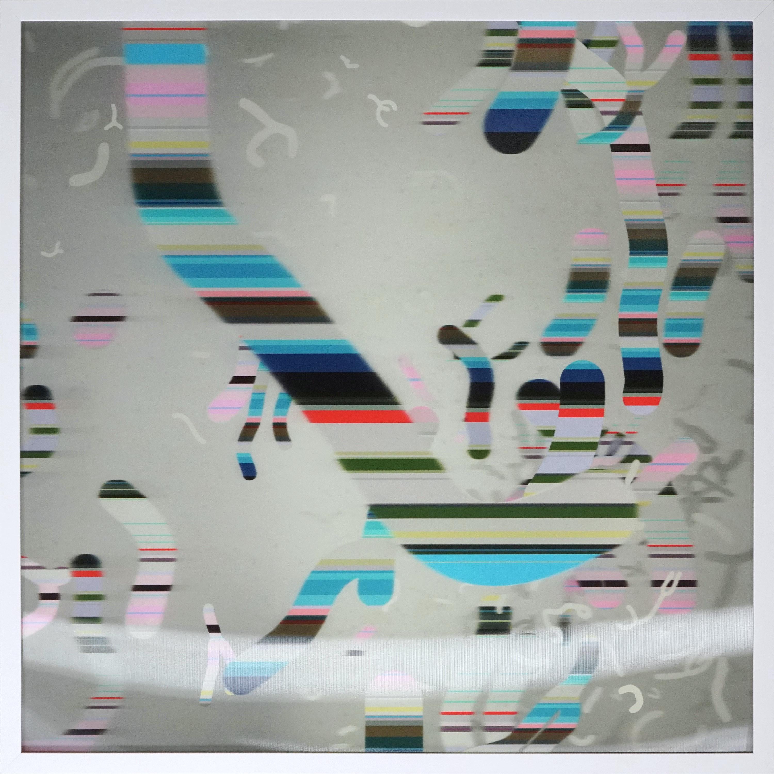 Abstract Photograph Chris Dean - "Ohromo" photographie lenticulaire abstraite en 3-D contemporaine