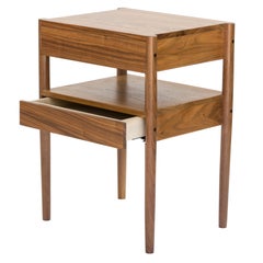 Chris Earl Mid-Century Modern Walnut Bedside Table