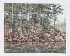 Wild Geese, lithographie réaliste américaine de Chris Forrest
