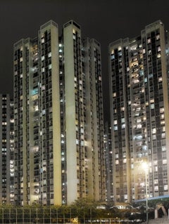 Hong Kong Football - Nighttime Football Match City Landscape Photograph