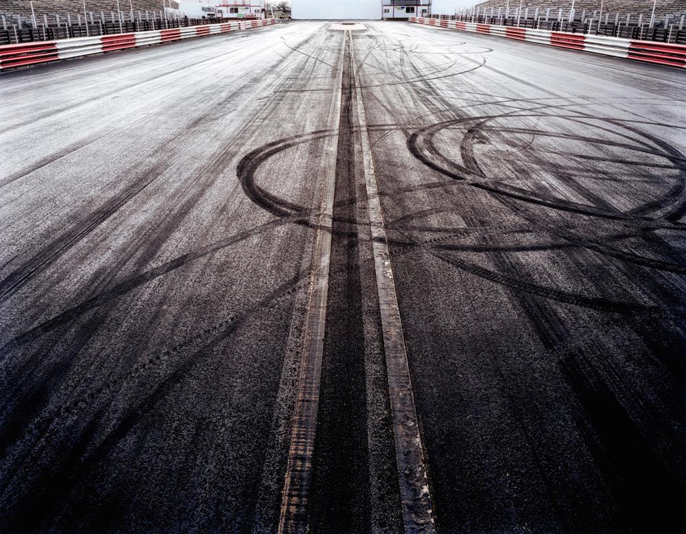 Race Track, Chris Frazer Smith - Contemporary Photography, Landscape, Cars