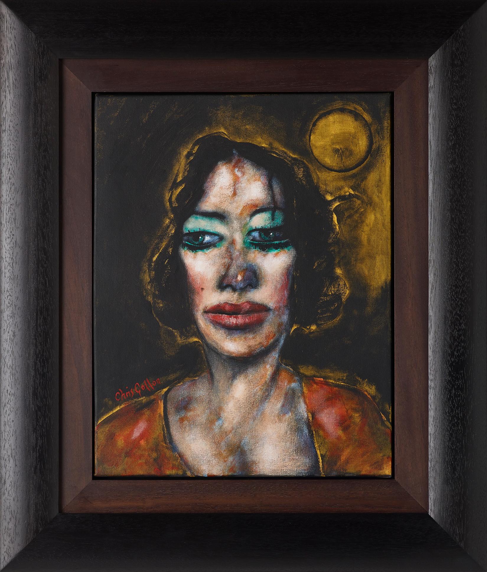 Puede que la noche aún sea joven, pero yo no (Después de Eleanor McEvoy) - Painting de Chris Gollon 