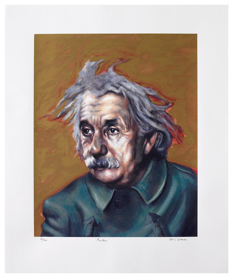 Chris Gollon  Portrait Print - 'Einstein'
