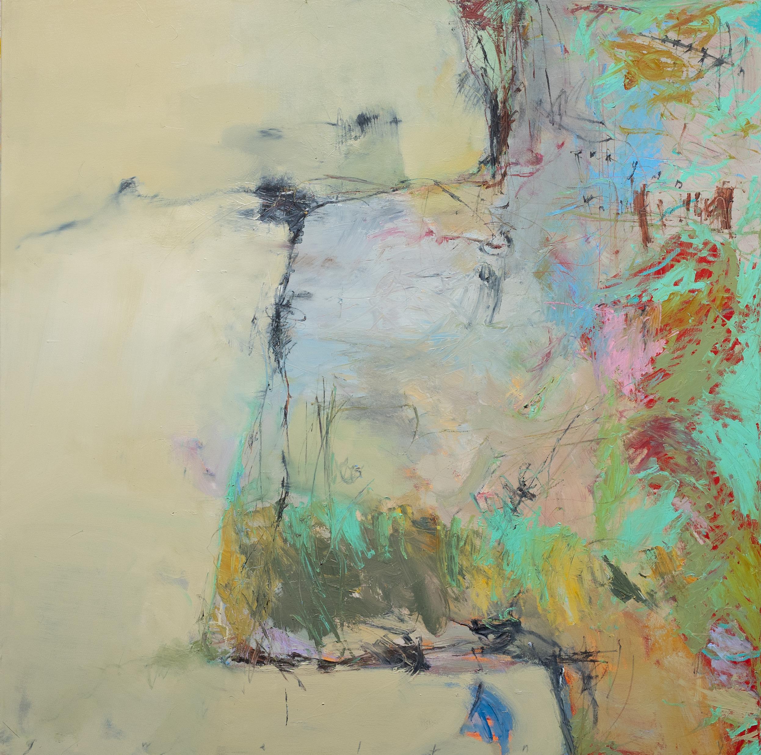 Chris Gwaltney Abstract Painting - Crayons on Walls #17