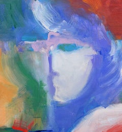 Fauvist Faces Abstract