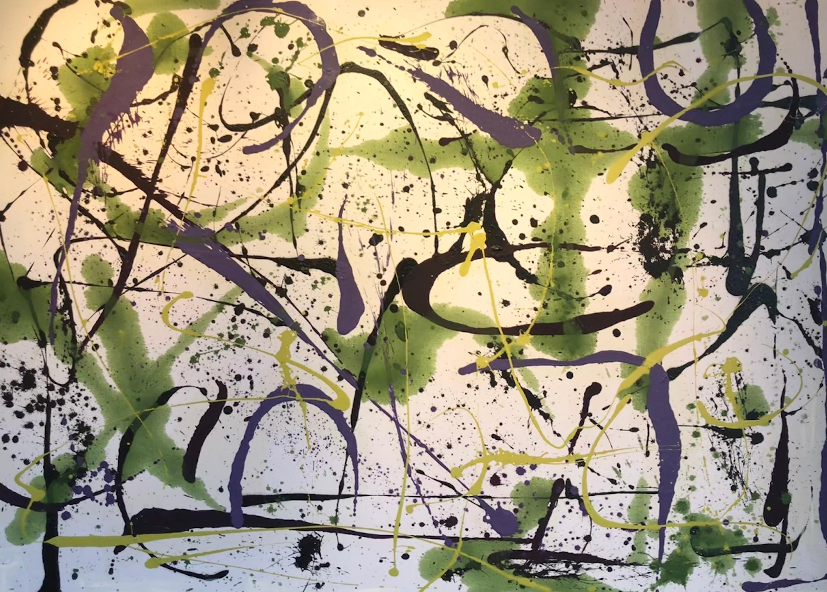 Chris Hanson Abstract Painting - Movement #7