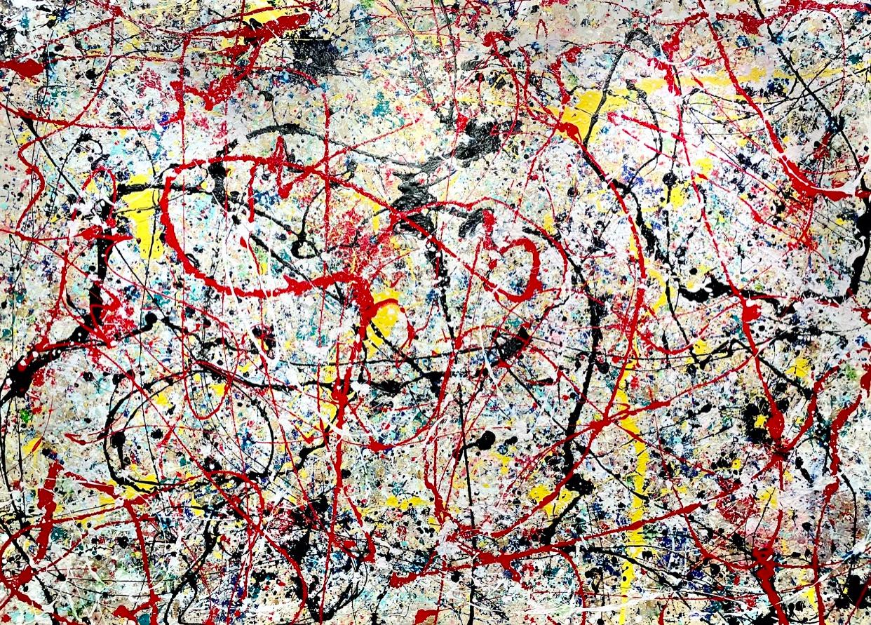 Chris Hanson Abstract Painting - String Theory #45