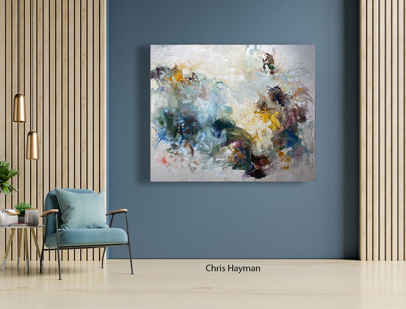 PRIMA DELLA TEMPESTA - Painting Astratto di Chris Hayman