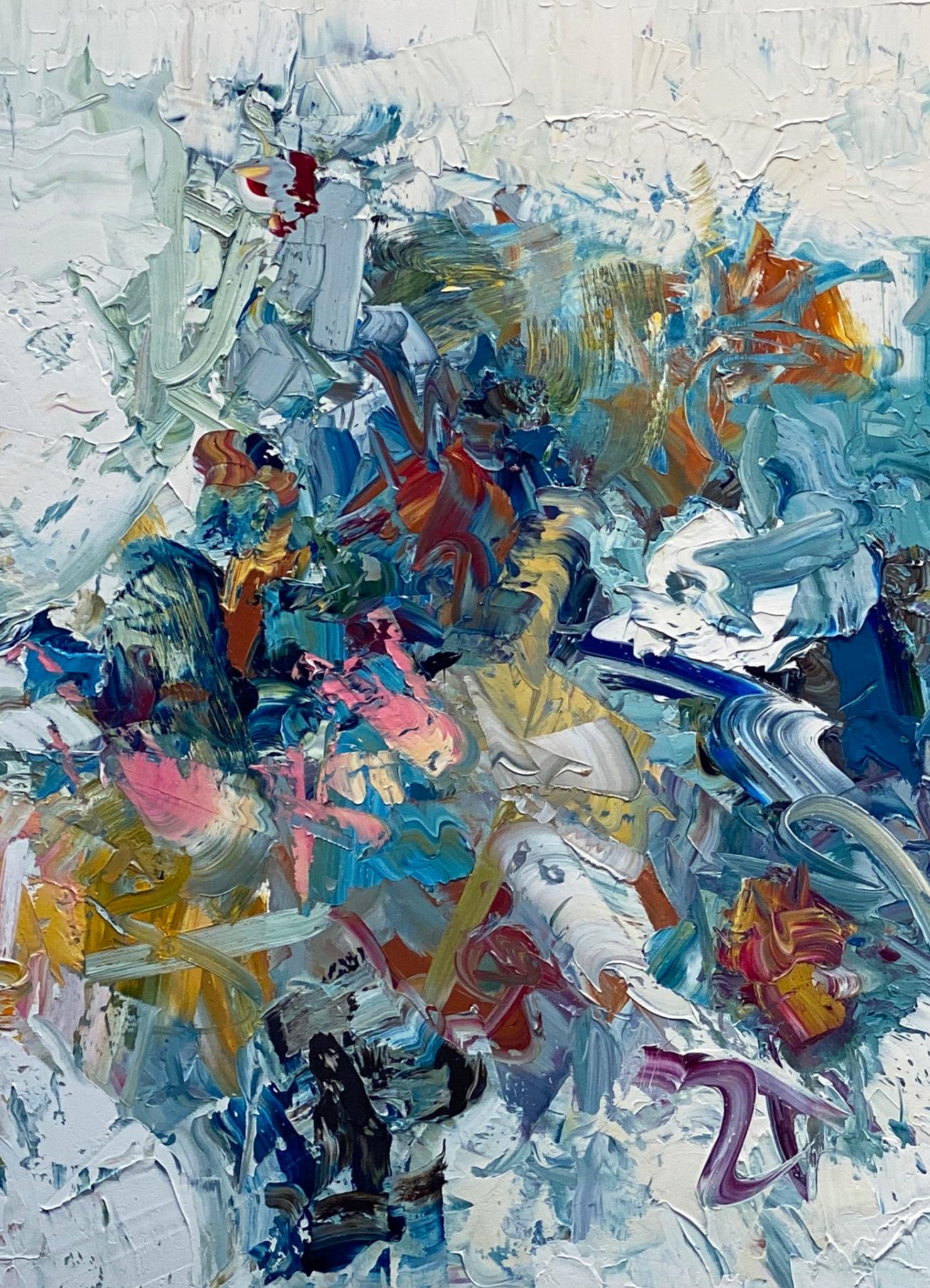 Traduzione blu - Painting di Chris Hayman