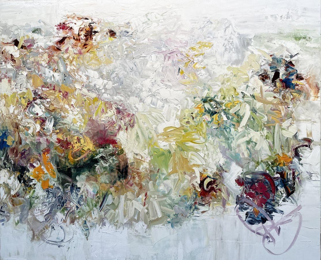 Abstract Painting de Chris Hayman - Llamada de la primavera