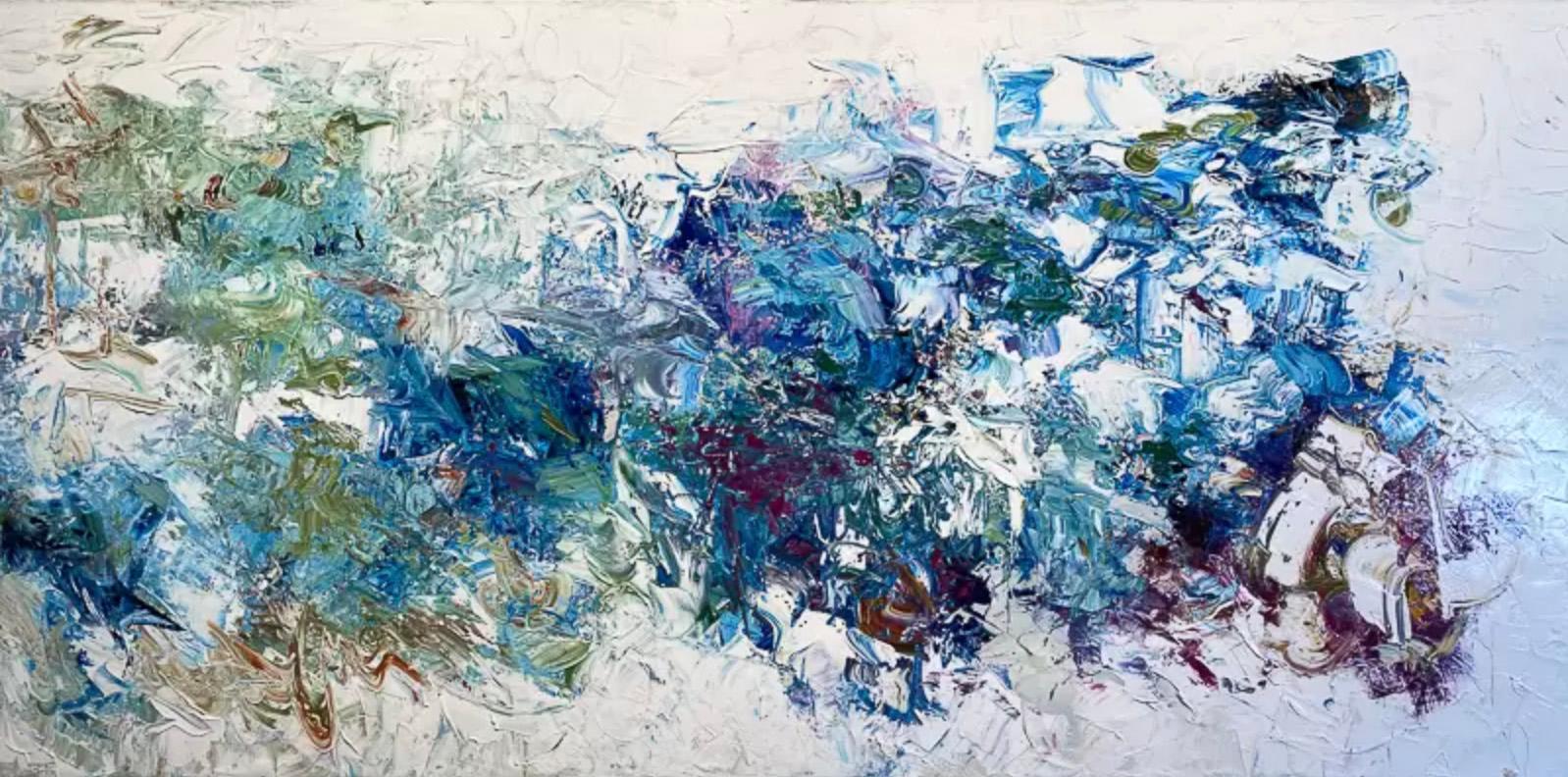 Abstract Painting di Chris Hayman - Cold Creek