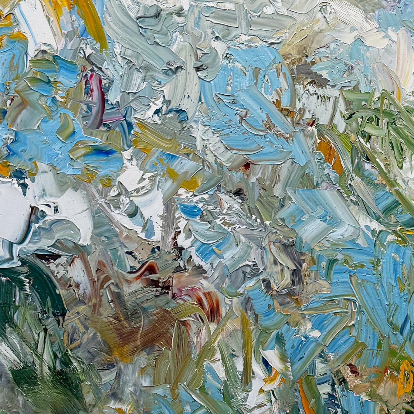 Les champs après la pluie - Painting de Chris Hayman