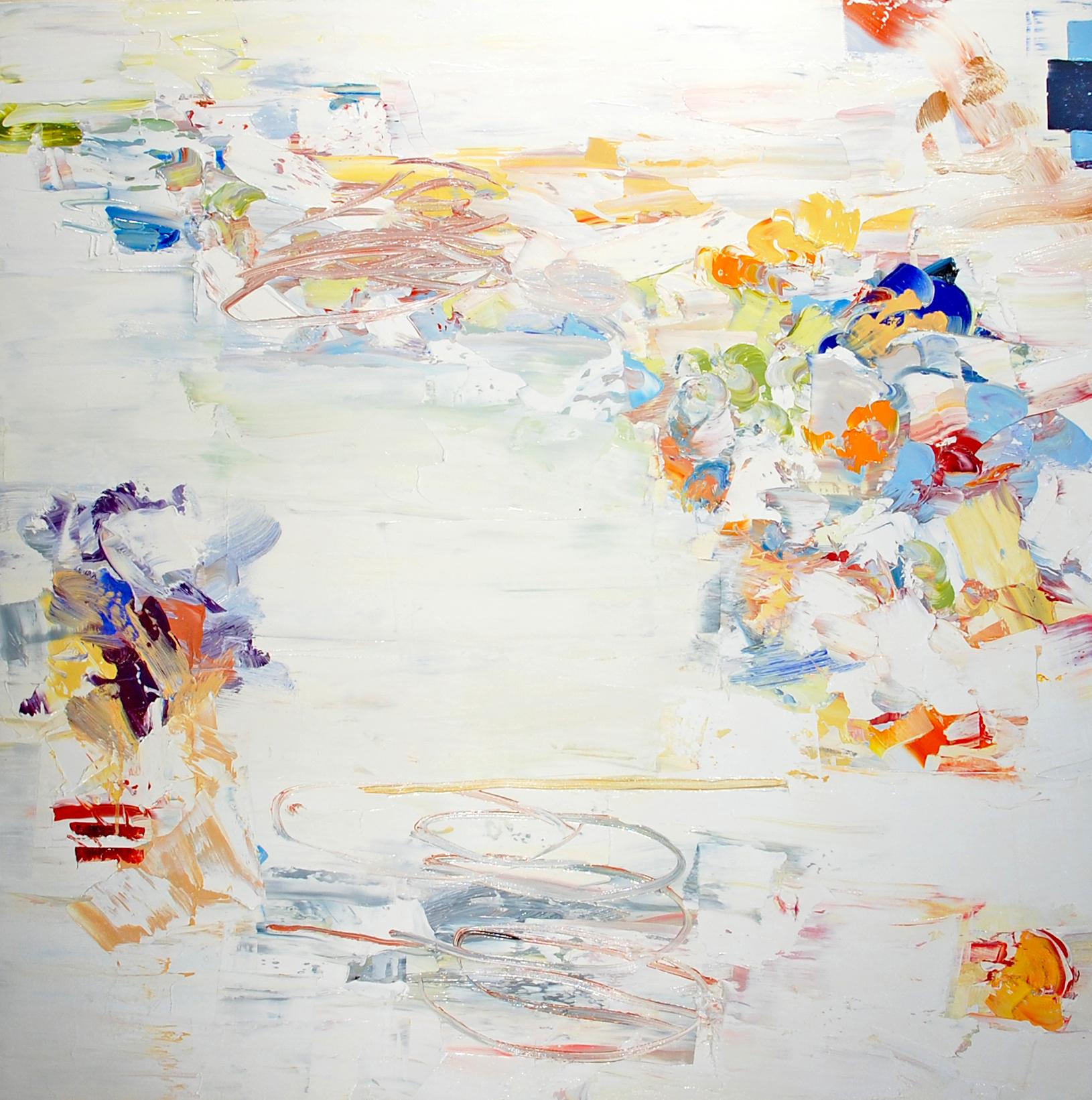 Chris Hayman Abstract Painting - Morning Garden II