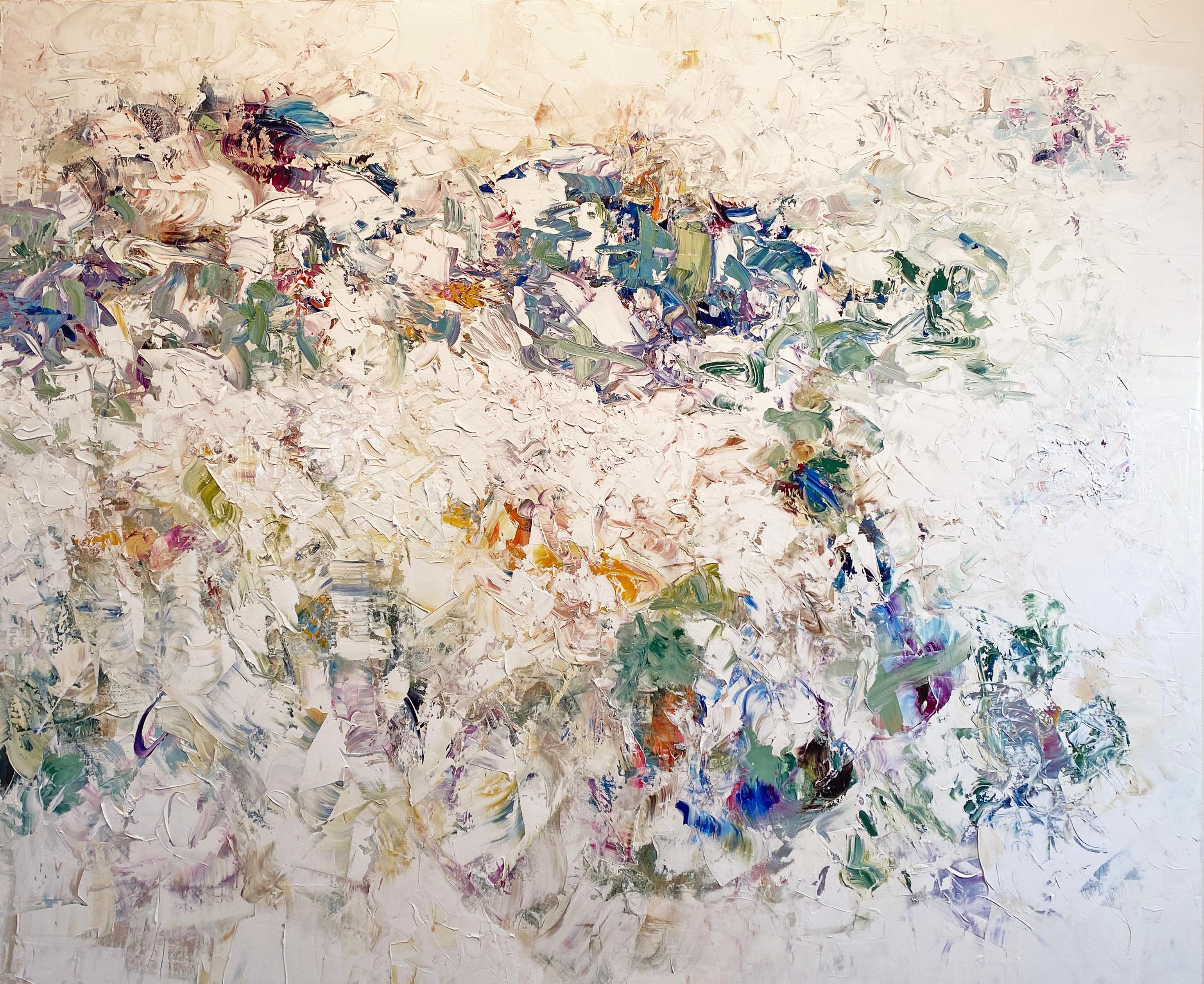 Abstract Painting Chris Hayman - Le bruissement du vent