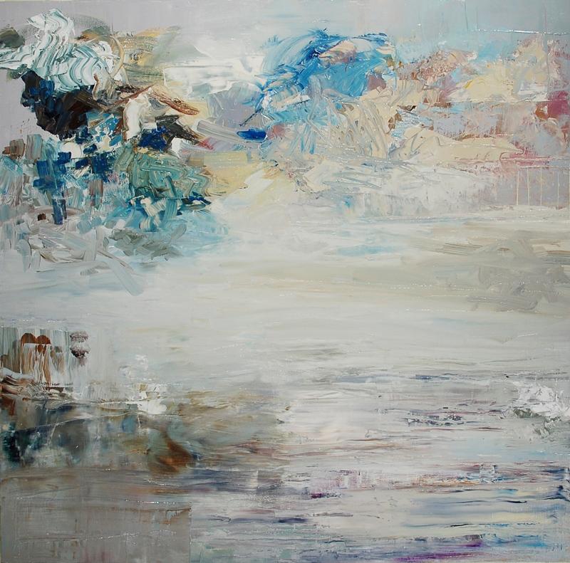 Chris Hayman Abstract Painting - Territory III