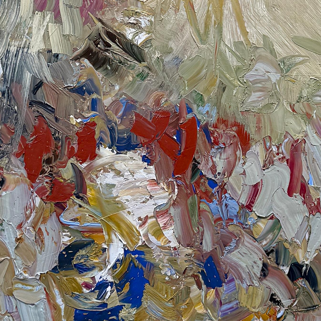 Les bois - Abstrait Painting par Chris Hayman