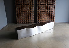 Chris Howker "Double Dip" Stainless Steel Bench for B&B Italia, 2004