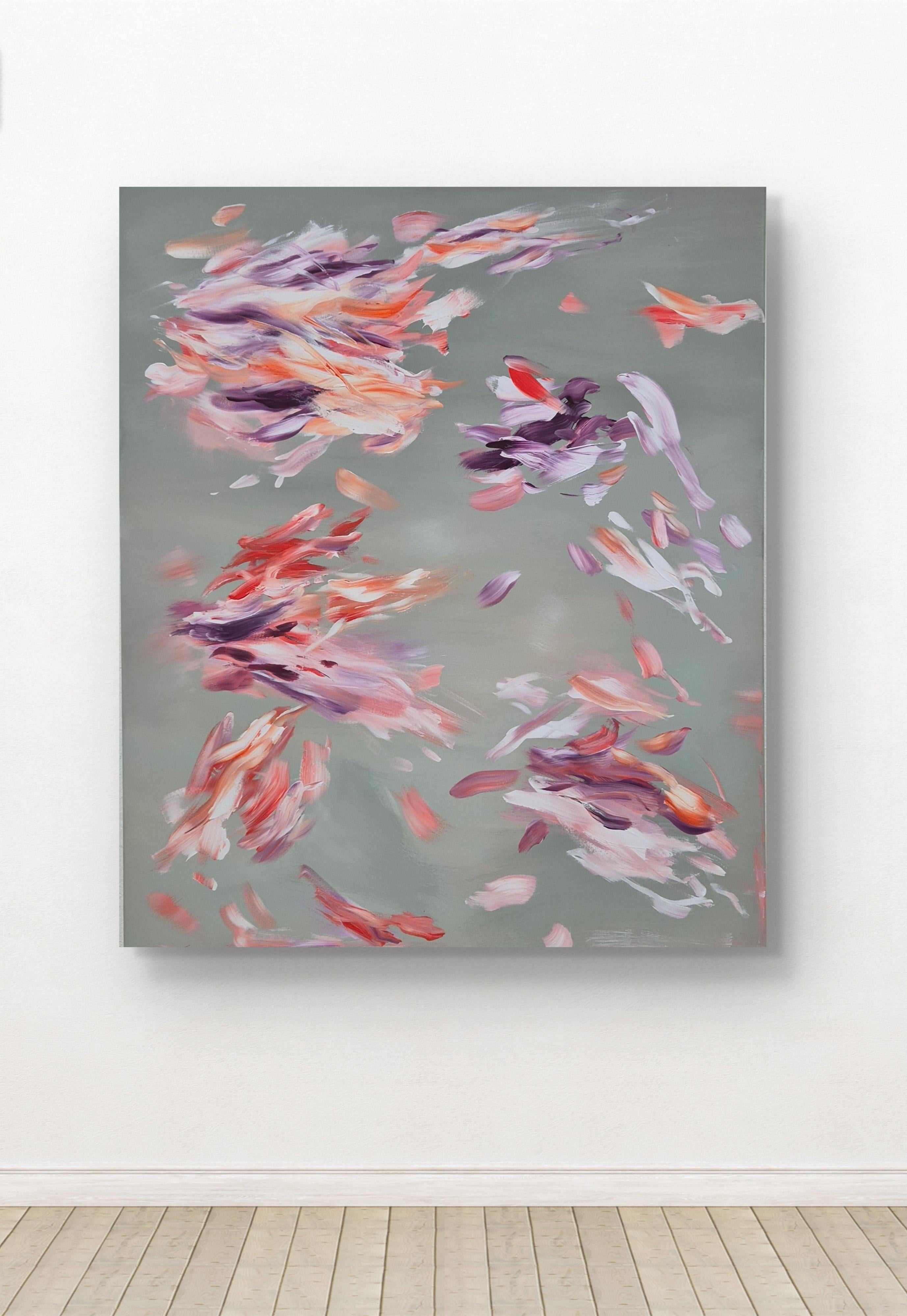 Feuerfedern - by Chris Kamprad Contemporary abstract Painting For Sale 9